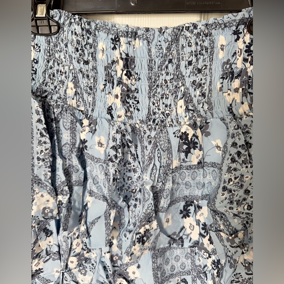 Wallflower Blue Ruffled Skater Mini Skirt - Picture 4 of 4